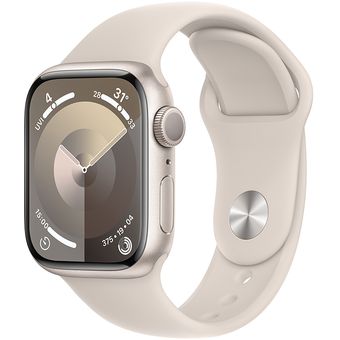 Apple Watch Series 9 (45mm, GPS + Cellular) - Aluminum Case with Sport Band