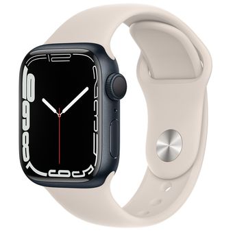 Apple Watch Series 7 (41mm, GPS + Cellular) - Aluminum Case with Sport Band