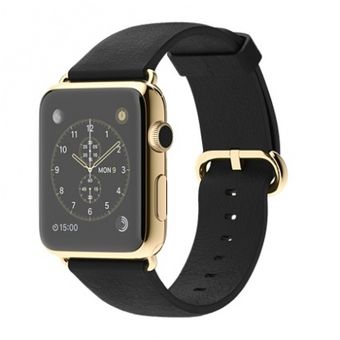 Apple Watch Edition 42mm, 18K Gold Case w/ Black Buckle Band
