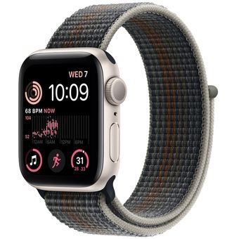 Apple Watch SE 2022(40mm, GPS) - Starlight Aluminum Case with Sport Loop