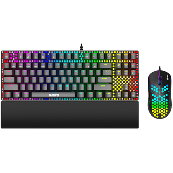 Marvo CM373 Honeycomb Keyboard & Mouse Combo