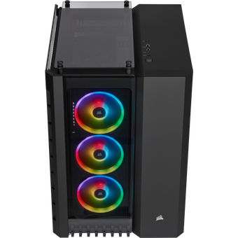 Corsair Crystal Series 680X RGB ATX High Airflow Tempered Glass Smart Case - Black