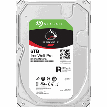 Seagate IronWolf PRO Enterprise NAS HDD 6TB [ST6000NE000]