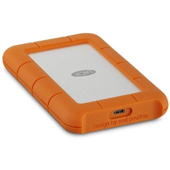 LaCie Rugged USB-C Portable Hard Drive, 2TB [STFR2000800]
