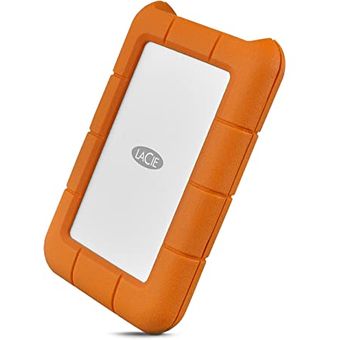 LaCie Rugged USB-C Portable Hard Drive, 5TB [STFR5000800]