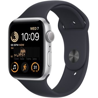Apple Watch SE 2022 (44mm, GPS) - Aluminum Case with Sport Band