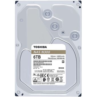 Toshiba N300 NAS Hard Drive, 6TB
