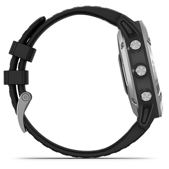 Garmin Fenix 6 (Silver with Black Band)
