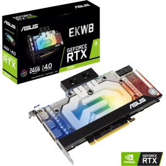ASUS EKWB GeForce RTX 3090 24GB GDDR6X [RTX3090-24G-EK]