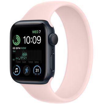 Apple Watch SE 2022(40mm, GPS) - Midnight Aluminum Case with Solo Loop