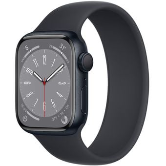 Apple Watch Series 8 (45mm, GPS) - Midnight Aluminum Case with Solo Loop