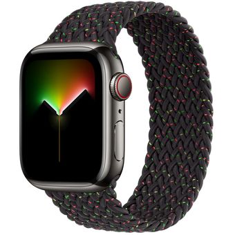 Apple Watch Series 8 (41mm, GPS + Cellular) - Graphite Stainless Steel Case with Braided Solo Loop