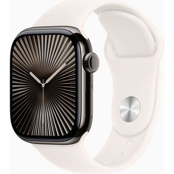 Apple Watch Series 10 (46mm, GPS + Cellular) - Titanium Case with Sport Band