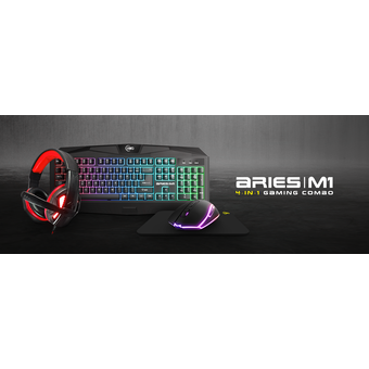 Gamdias Aries M1 Lite 4-IN-1 Gaming Combo