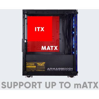 Armaggeddon Nimitz TR1100 Micro ATX Case w/ PSU