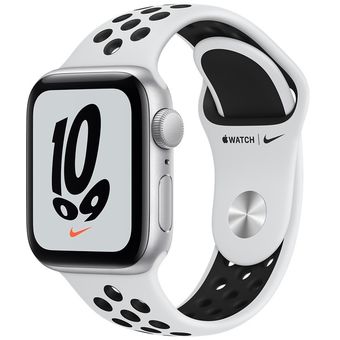 Apple Watch SE 2020 (44mm, GPS + Cellular) - Aluminum Case with Nike Sport Band