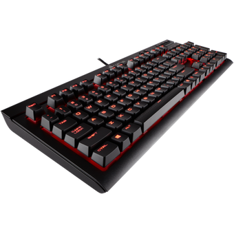 Corsair K68 Mechanical Gaming Keyboard - Red LED - CHERRY MX Red