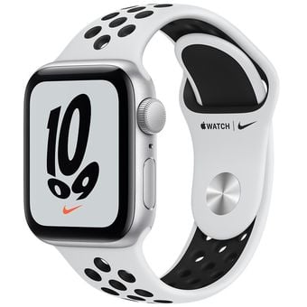 Apple Watch SE 2020 (44mm, GPS) - Aluminum Case with Nike Sport Band