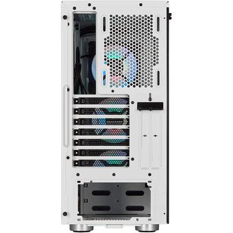 Corsair iCUE 465X RGB Mid-Tower ATX Smart Case - White