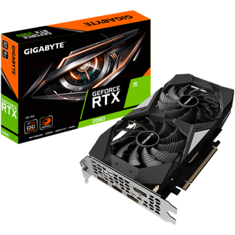 GIGABYTE GeForce RTX 2060 OC 6G - Rev 1.0 [GV-N2060OC-6GD]