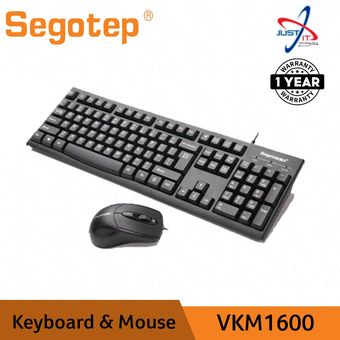 Segotep VKM1600 USB Keyboard Mouse Combo