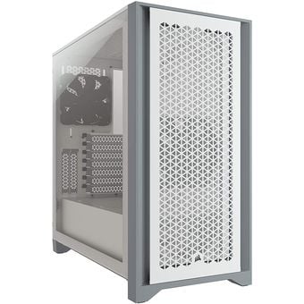 Corsair 4000D AIRFLOW Tempered Glass Mid-Tower ATX Case - White