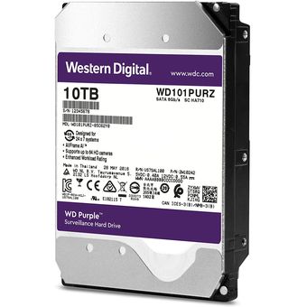 Western Digital WD Purple Surveillance HDD, 10TB / 256MB Cache