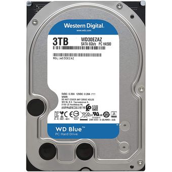 Western Digital WD Caviar Blue PC Desktop HDD, 3TB 5400RPM