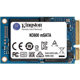 Kingston KC600 mSATA SSD, 512GB [SKC600MS/512G]