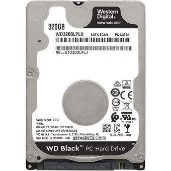Western Digital WD_Black Performance Mobile HDD, 320GB / 32MB Cache