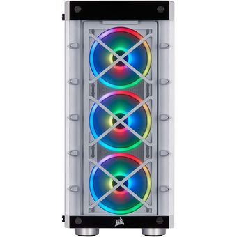 Corsair iCUE 465X RGB Mid-Tower ATX Smart Case - White