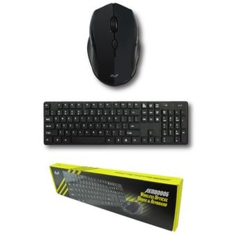 AVF AKM8000G Wireless Optical Mouse & Keyboard