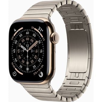 Apple Watch Series 11 (42mm, GPS + Cellular) - Titanium Case with Link Bracelet