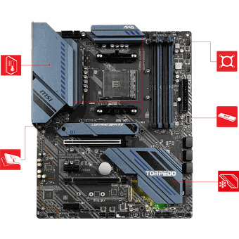 MSI MAG X570S TORPEDO MAX, ATX motherboard