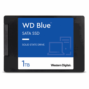 Western Digital WD Blue SATA SSD 2.5”/7mm cased, 1TB [WDS100T2B0A]