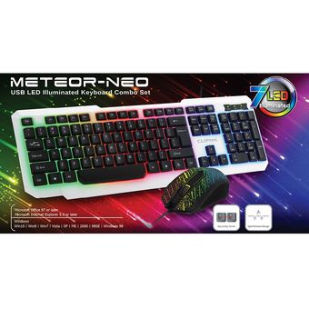 CLiPtec Meteor-Neo Keyboard & Mouse Combo [RZK260]
