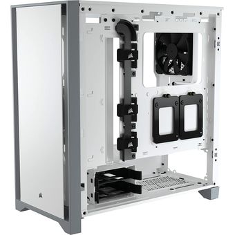Corsair 4000D Tempered Glass Mid-Tower ATX Case - White