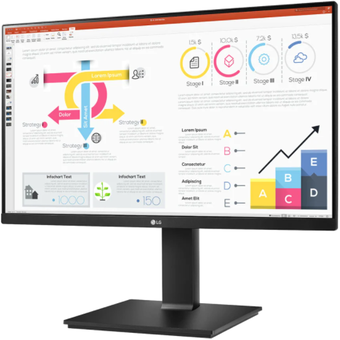 LG 23.8'' QHD IPS Monitor w/ Daisy Chain and USB Type-C [24QP750-B]