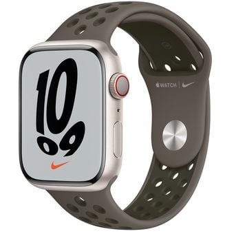 Apple Watch Series 7 (41mm, GPS) - Aluminum Case with Nike Sport Band