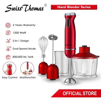 SwissThomas 5 in 1 Hand Blender Mixer [HB3301]