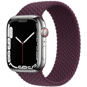Apple Watch Series 7 (41mm, GPS + Cellular) - Stainless Steel Case with Braided Solo Loop