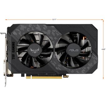 ASUS TUF Gaming GeForce GTX 1650 OC Edition 4GB GDDR6 [TUF-GTX1650-O4GD6-P-GAMING]