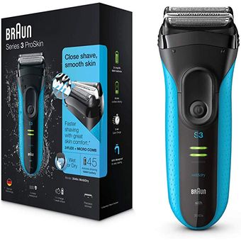 Braun Series 3 ProSkin 3040s Men's Shaver - Blue