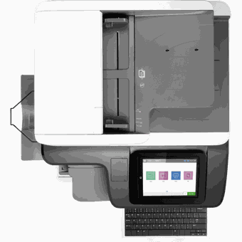 HP Color LaserJet Enterprise Flow MFP M776zs Laser Printer