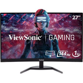 ViewSonic 27" WQHD, 144Hz Curved Gaming Monitor [VX2768-2KPC-MHD]