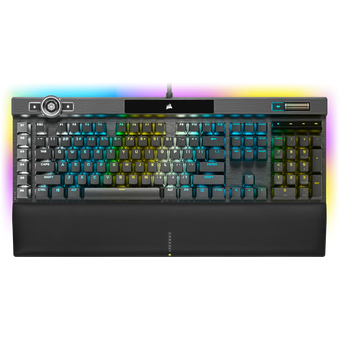 Corsair K100 RGB Optical-Mechanical Gaming Keyboard (CORSAIR OPX Switch) (Black)