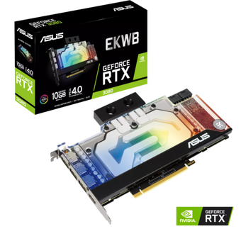 ASUS EKWB GeForce RTX™ 3080 10GB GDDR6X [RTX3080-10G-EK]