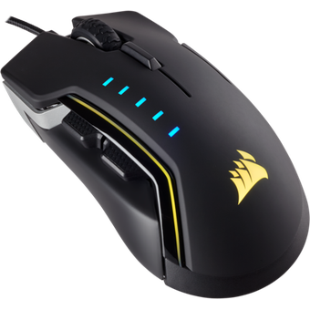 Corsair GLAIVE RGB Gaming Mouse - Aluminum (WW) (Refurbished)