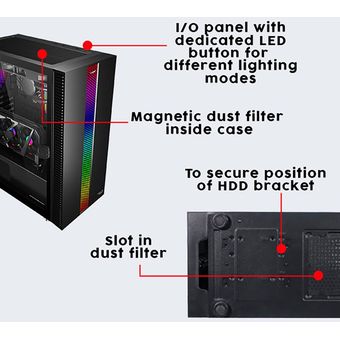 Armaggeddon Tessaraxx APEX 7 E-ATX Gaming PC Case