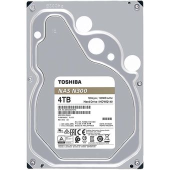 Toshiba N300 NAS Hard Drive, 4TB